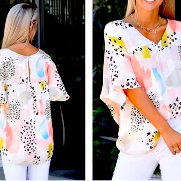 Watercolor blouse - Picture 1 of 1